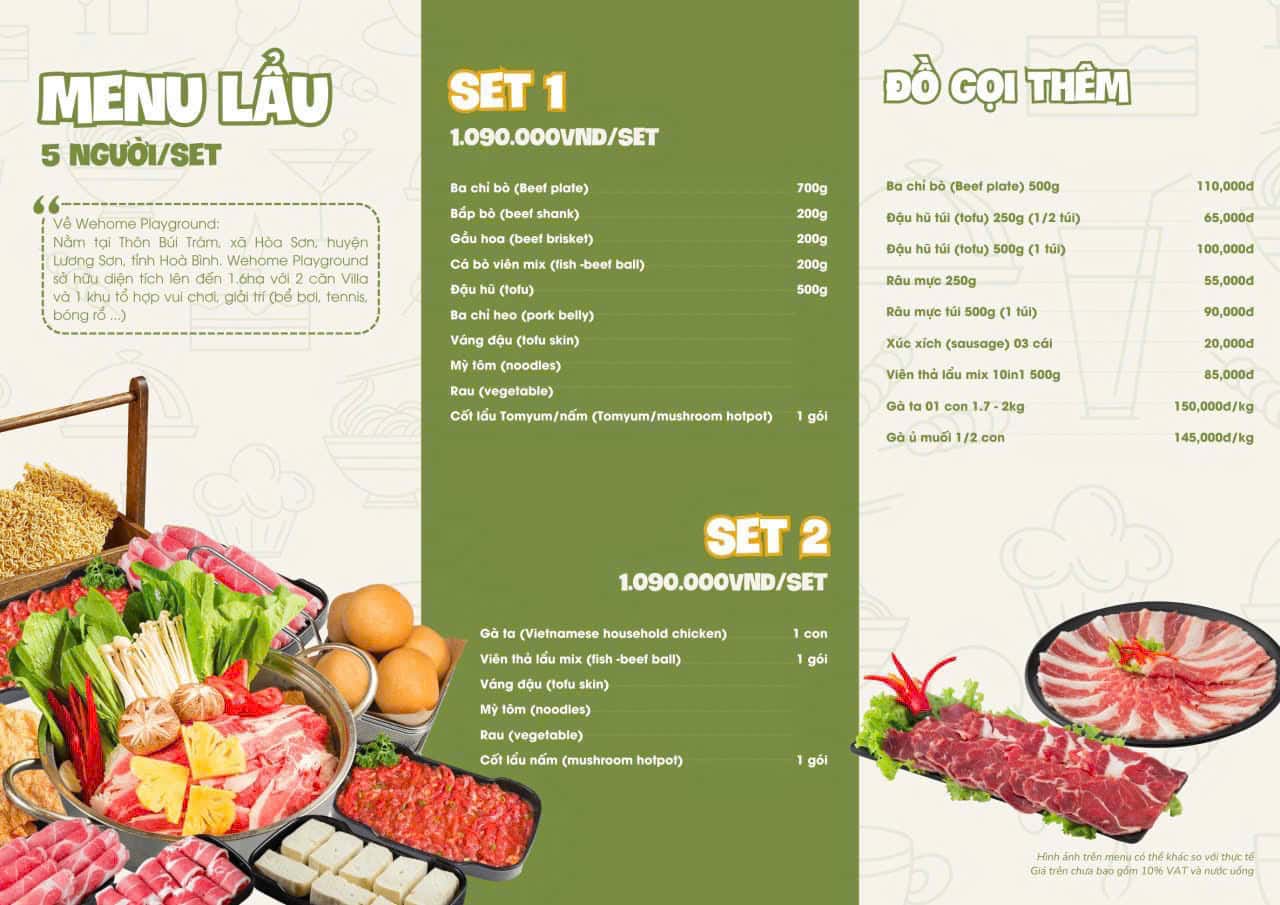 Hotpot Menu