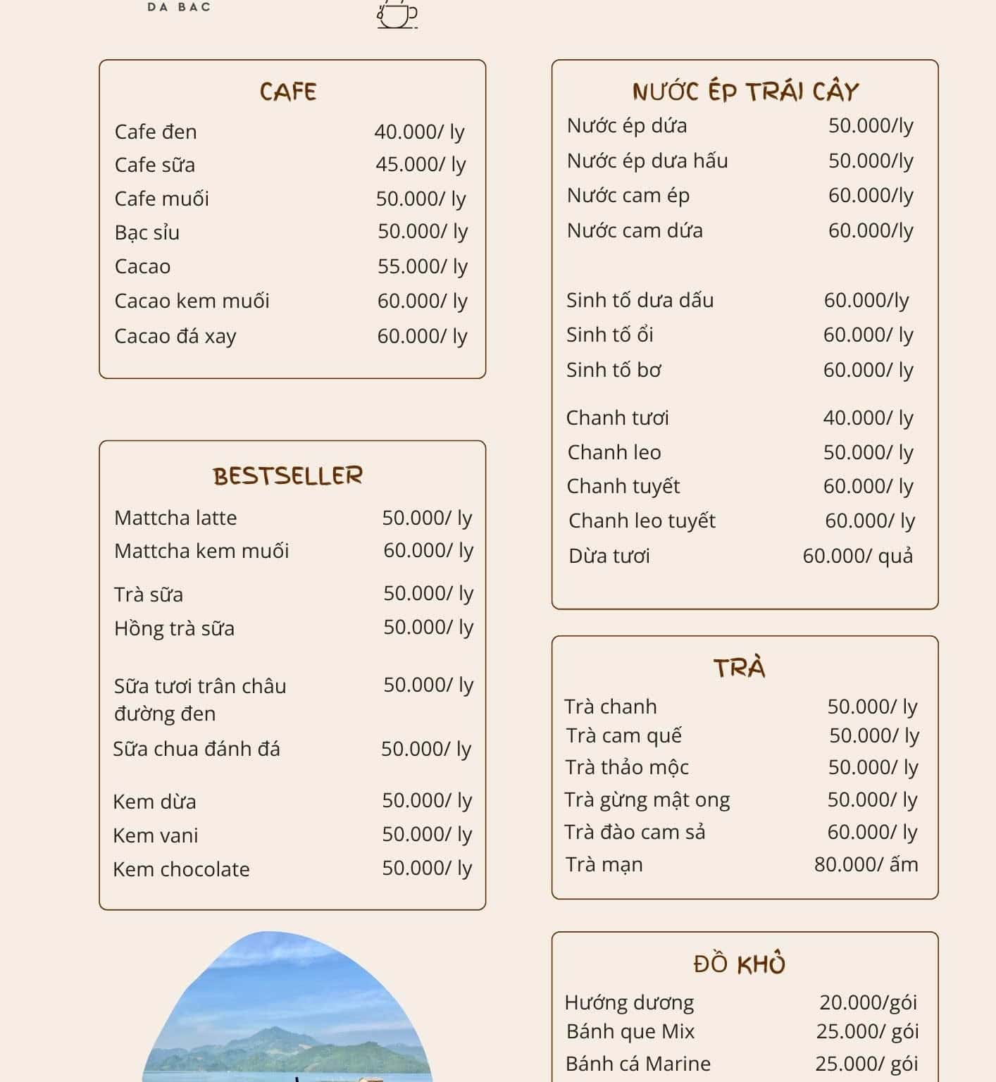 Cafe & Đồ uống