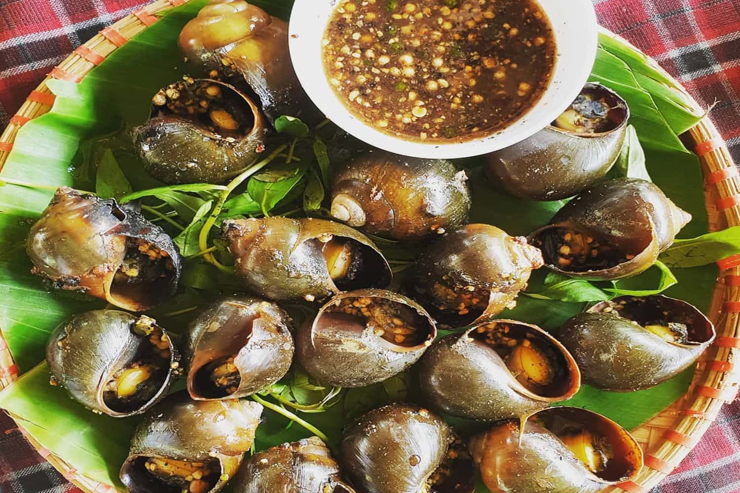 Ốc nướng tiêu Cần Thơ