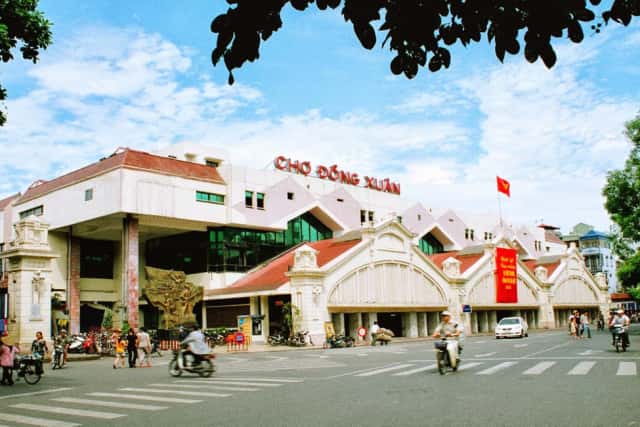Một góc chợ Đồng Xuân
