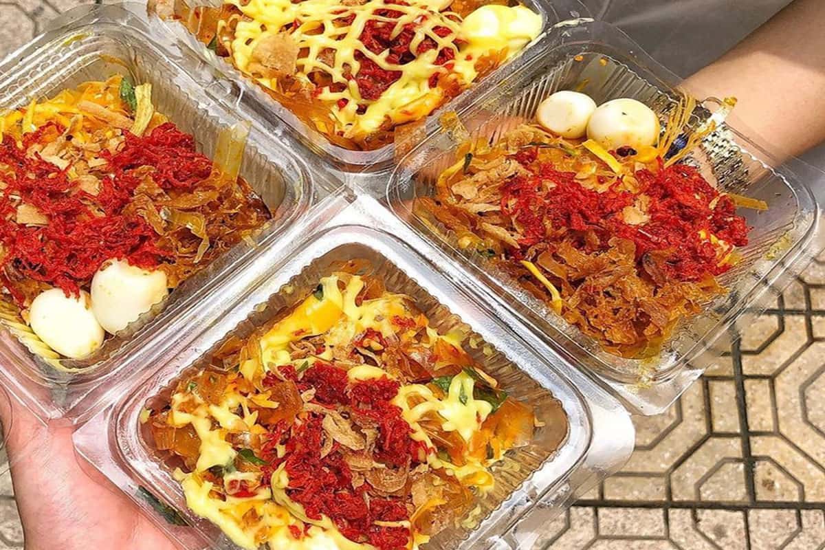 Khu ăn vặt hồ Con Rùa