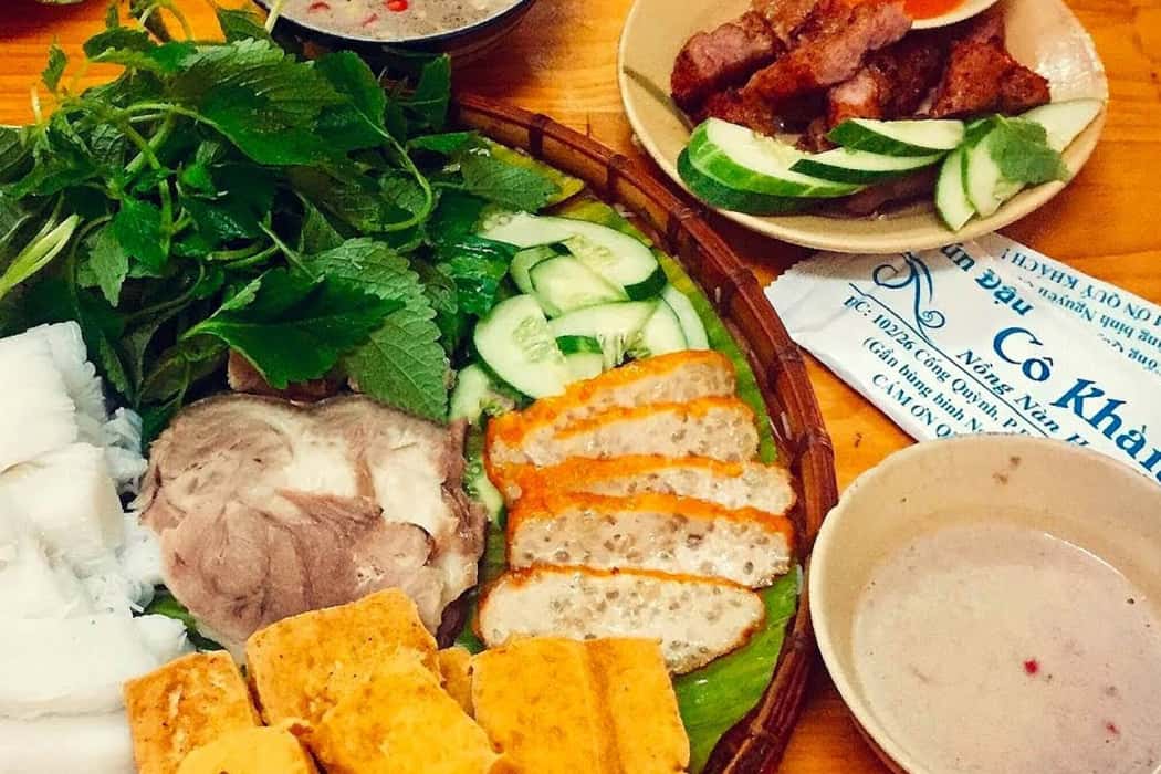 Bún đậu cô Khàn