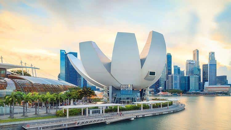 Kiến trúc bên ngoài của Bảo tàng nghệ thuật Singapore