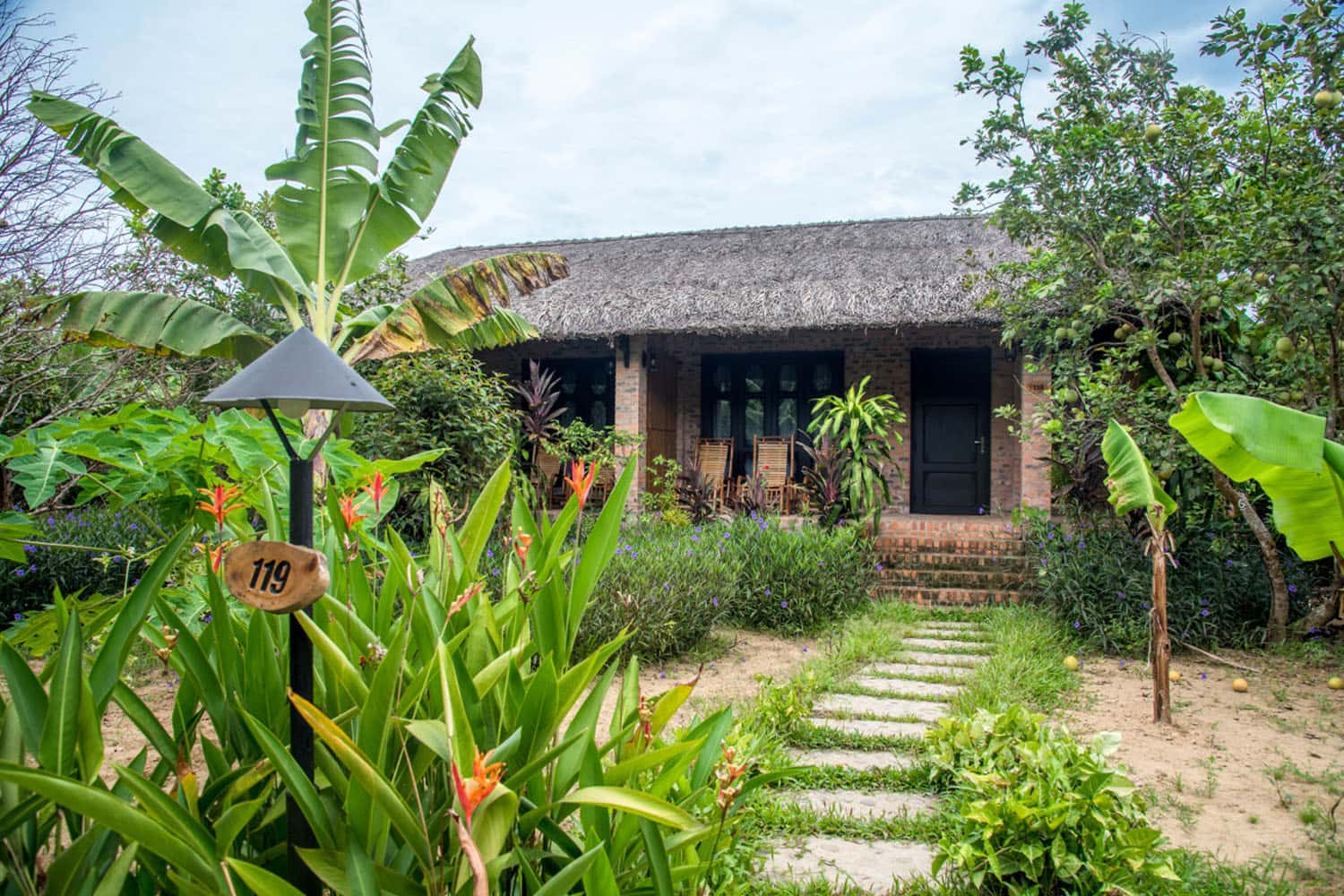 Không gian nghỉ dưỡng mà Hue Ecolodge tạo ra chính là sự thân thiện, giản dị 
