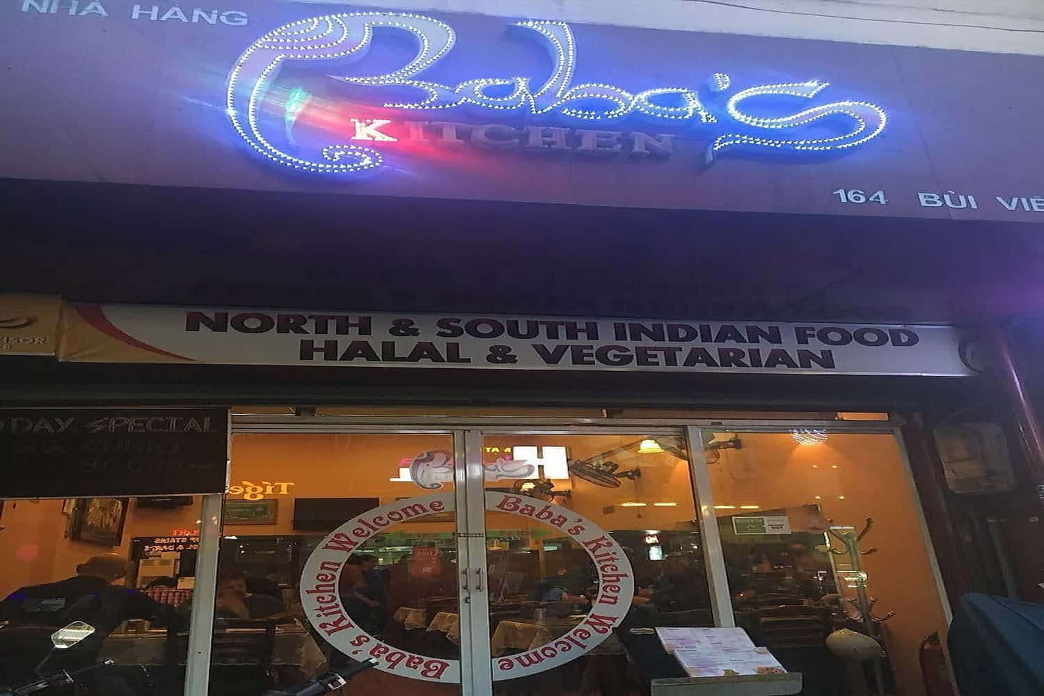 Quán Baba's Kitchen trên phố Bùi Viện