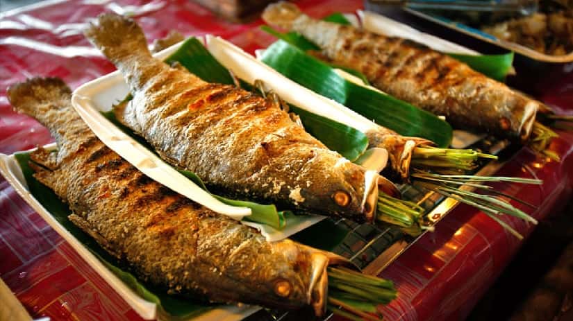 Pa pỉnh tộp là món cá nướng