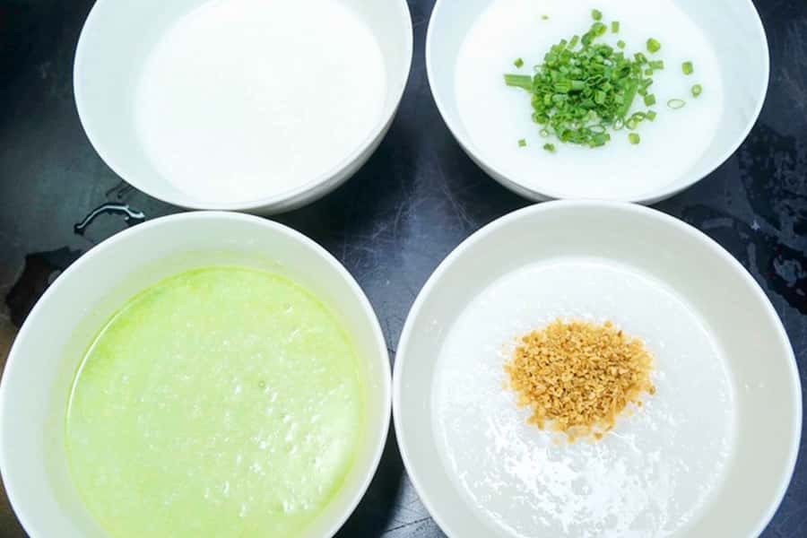 Cháo trắng nấu cũng rất kỳ công