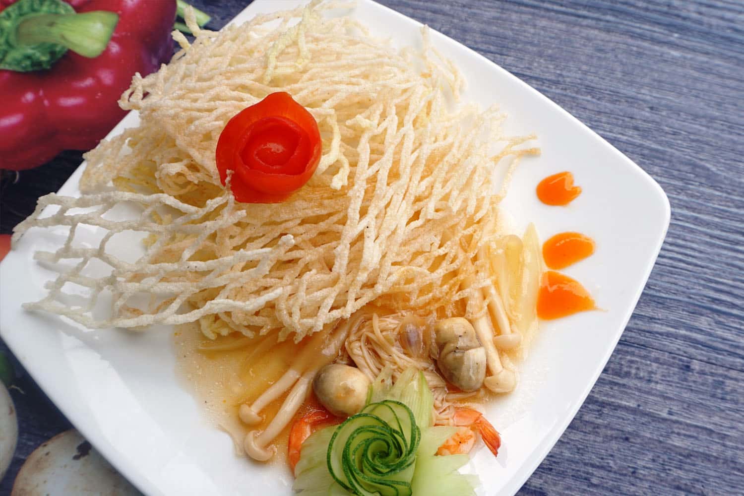 Phở sắn khô