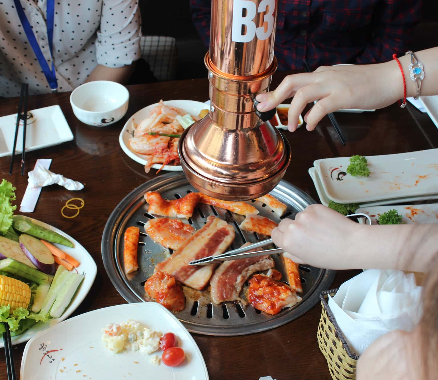 Nướng ở nhà hàng Kanpai