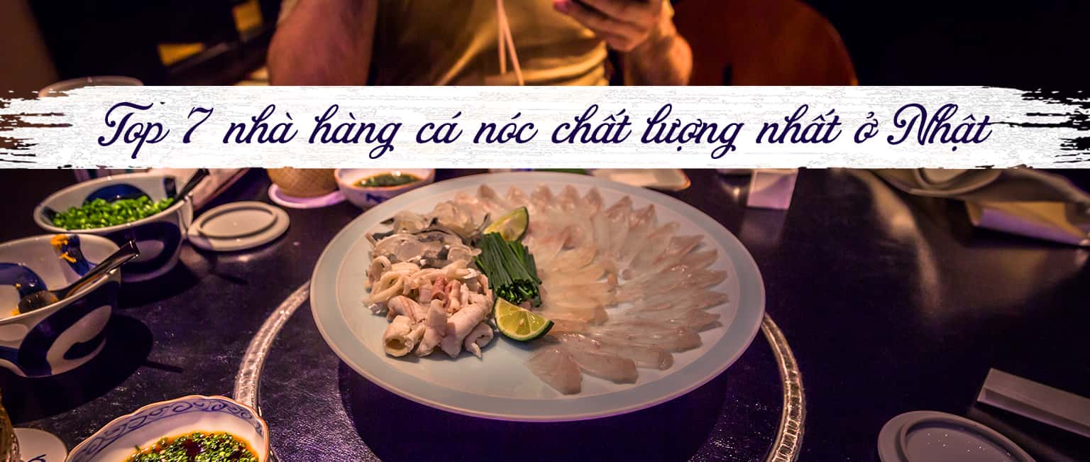 Top 7 nhà hàng cá nóc an toàn, ngon nhất ở Nhật Bản