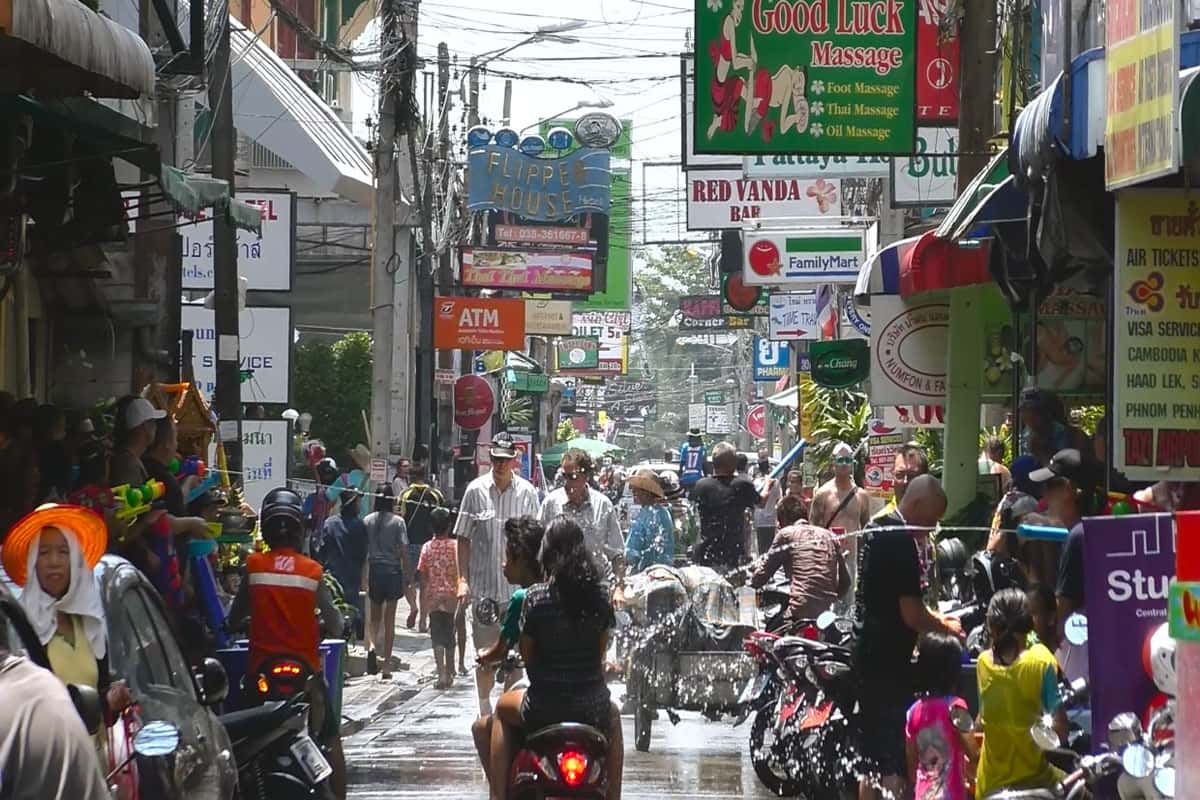 Lễ hội té nước ở Pattaya