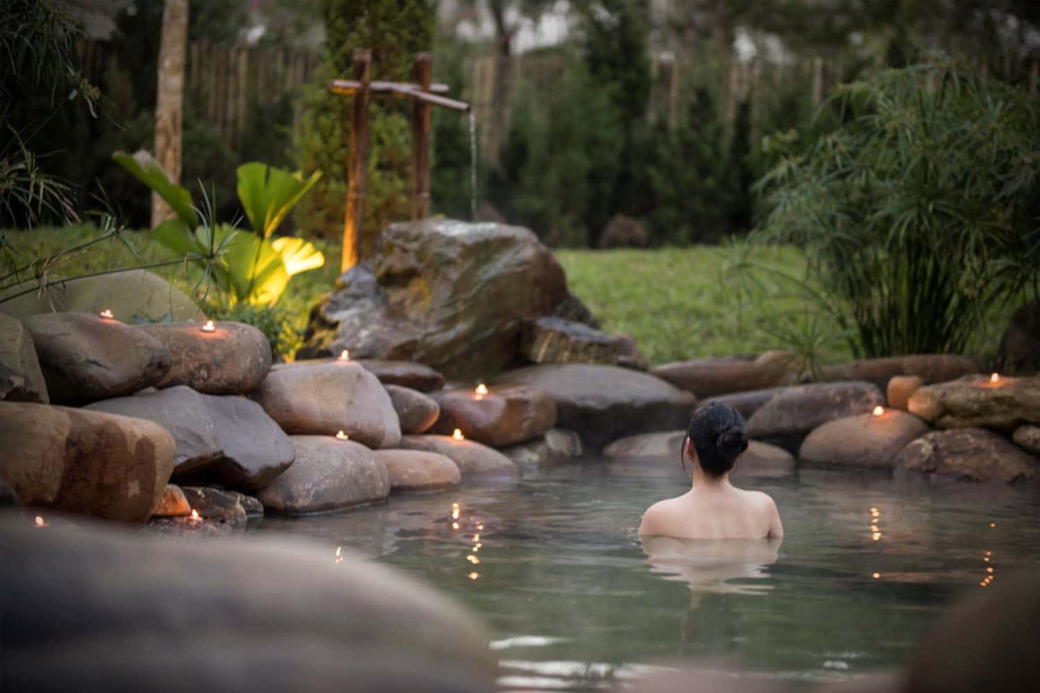 Tận hưởng onsen