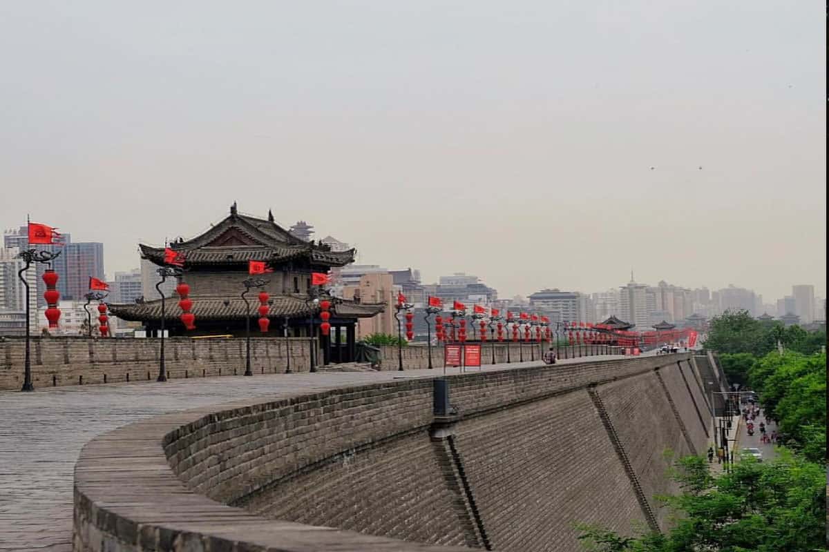 Bức tường thành cổ Tây An