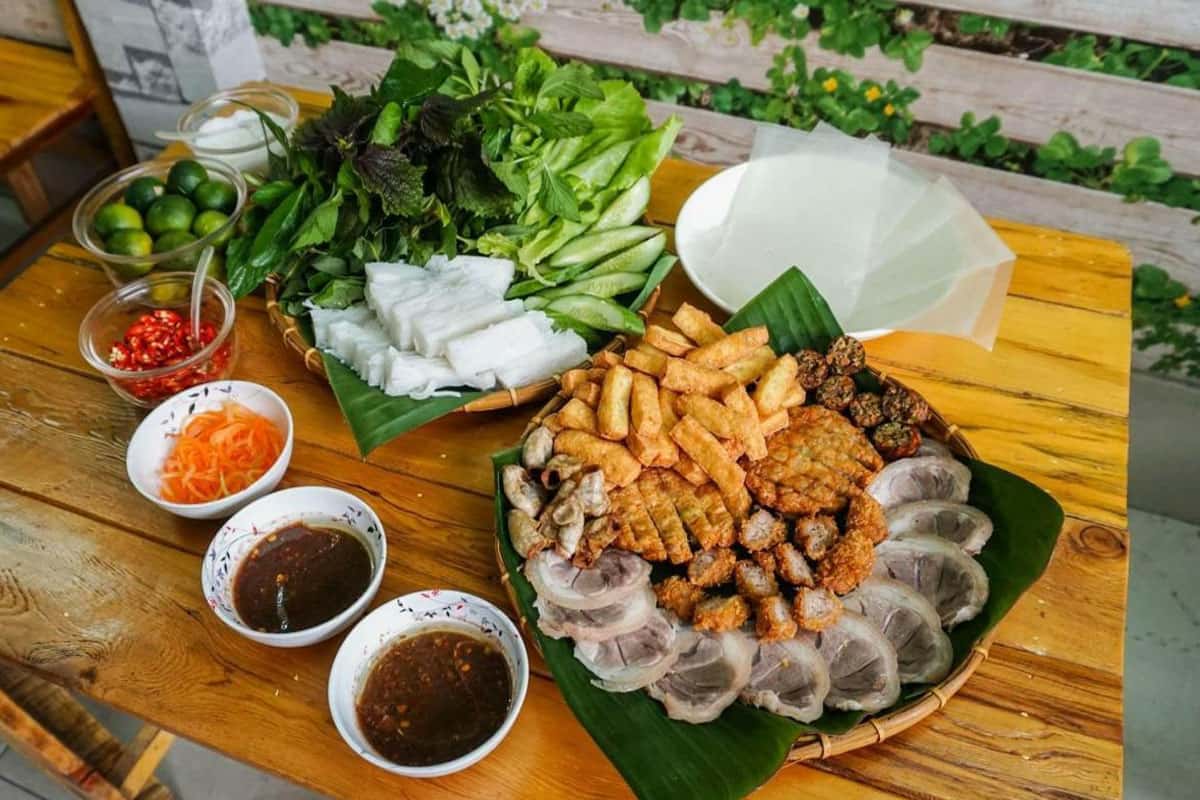 Bún đậu mắm tôm - Hàng Khay