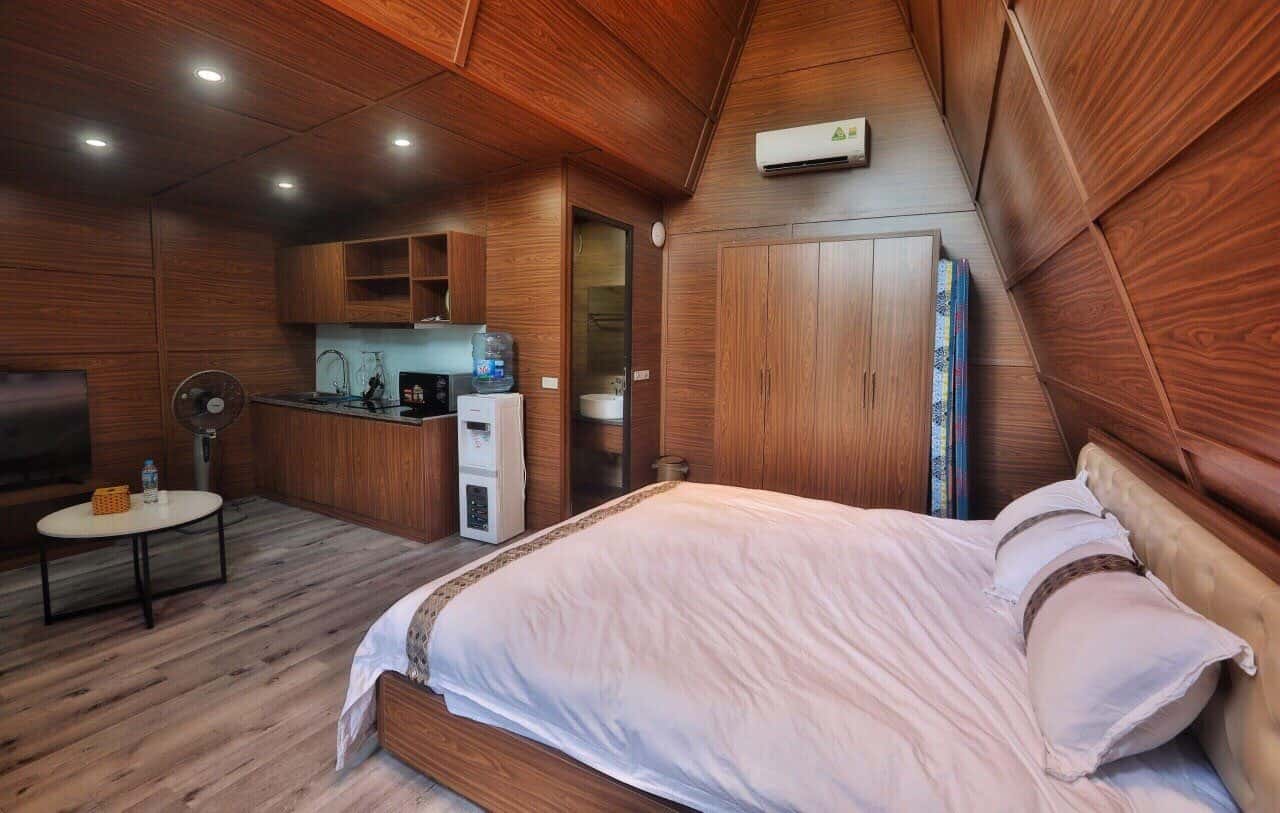 Phòng ngủ được thiết kế hết sức đặc biệt