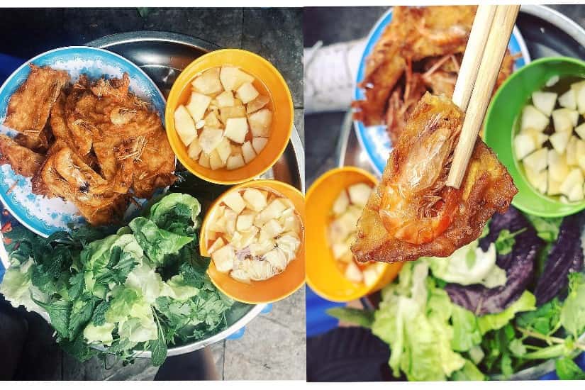 Bánh tôm chợ Đồng Xuân 