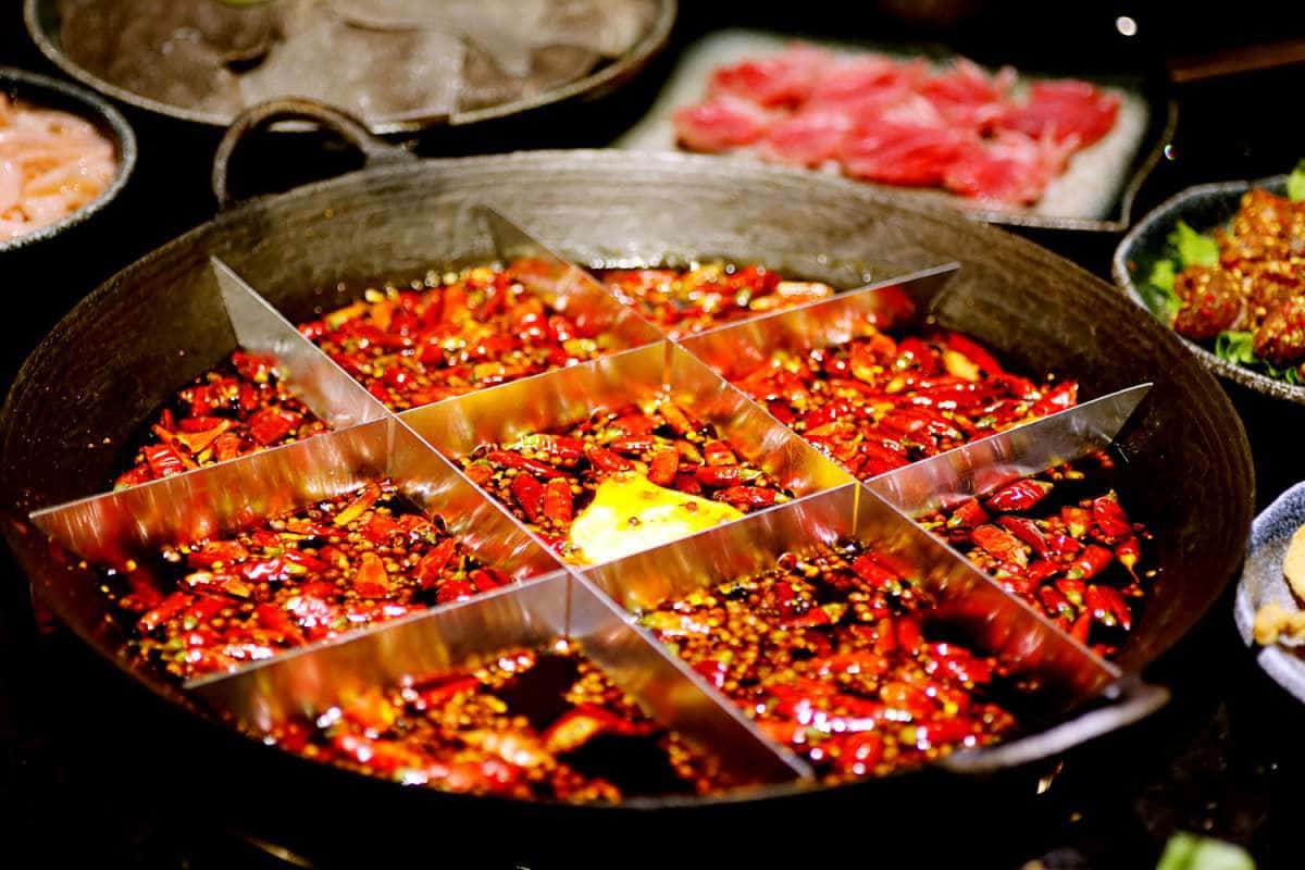 Các món ăn ở Trùng Khánh thường khá cay