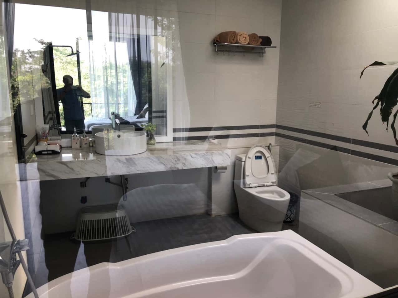 Kiến trúc nhà vệ sinh tạo được sự tiện nghi và sang trọng