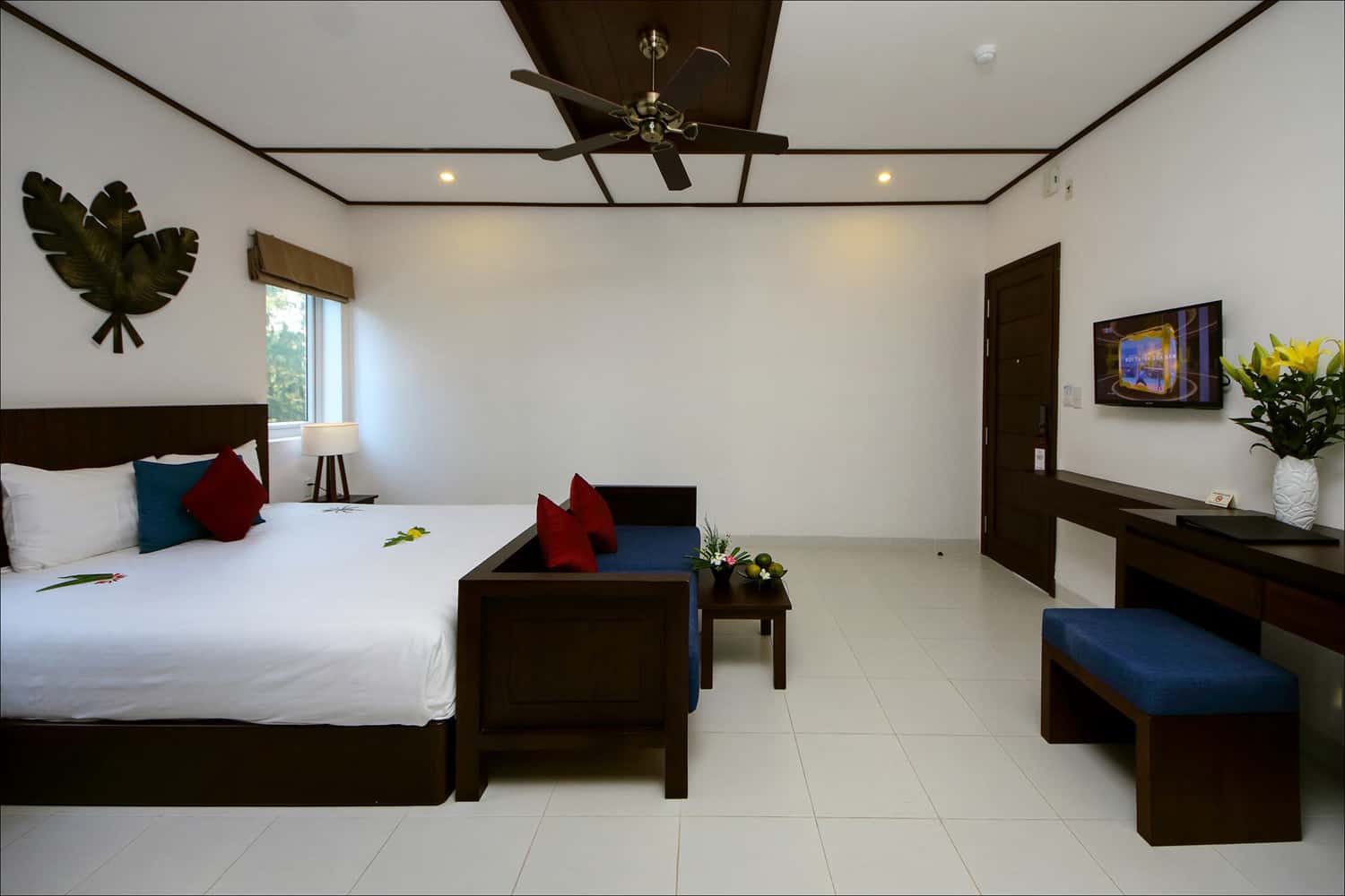 Phòng ngủ ở Tam Thanh Beach Resort