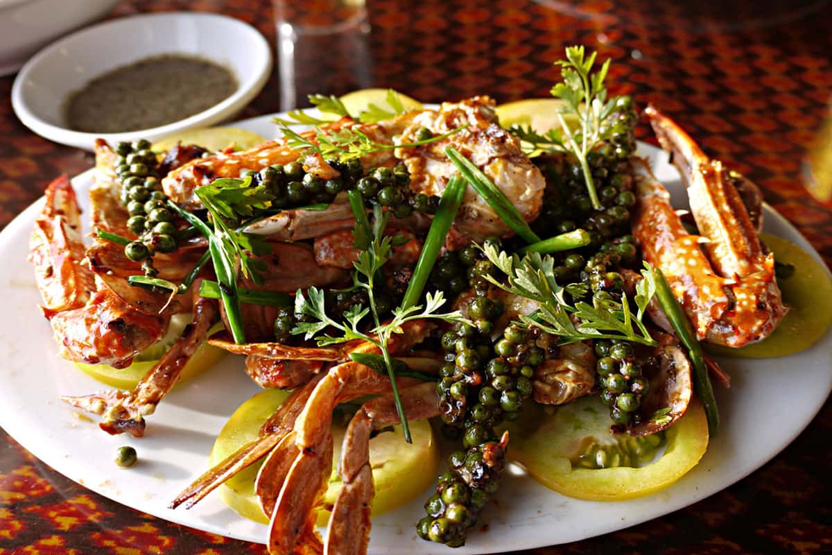Kep: Cua sốt tiêu Kampot