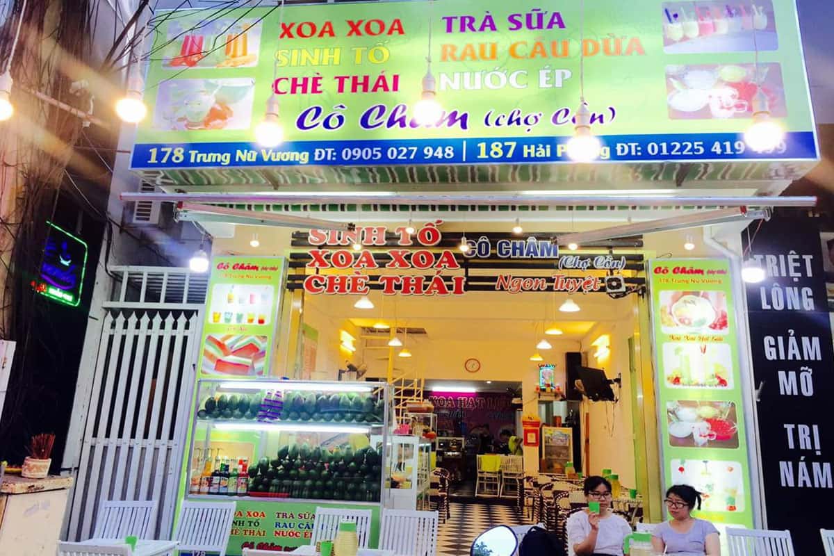 Quán chè xoa xoa hạt lựu cô Châm