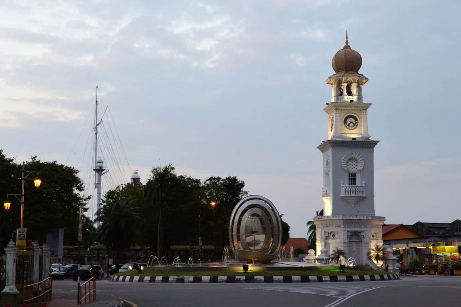  Tháp đồng hồ Kuala Klawang Merdeka tại Kuala Klawang, Negeri Sembilan