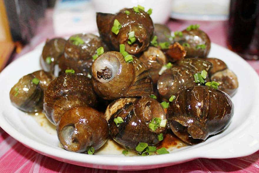 Ốc sông Li nhồi thịt