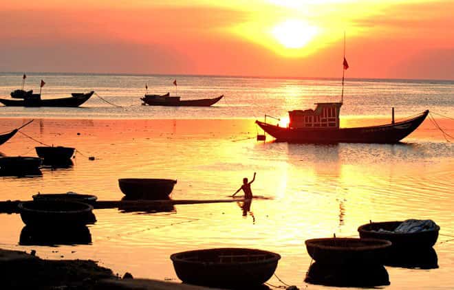 Đây là nơi tuyệt đẹp để ngắm bình mình trên biển Lý Sơn