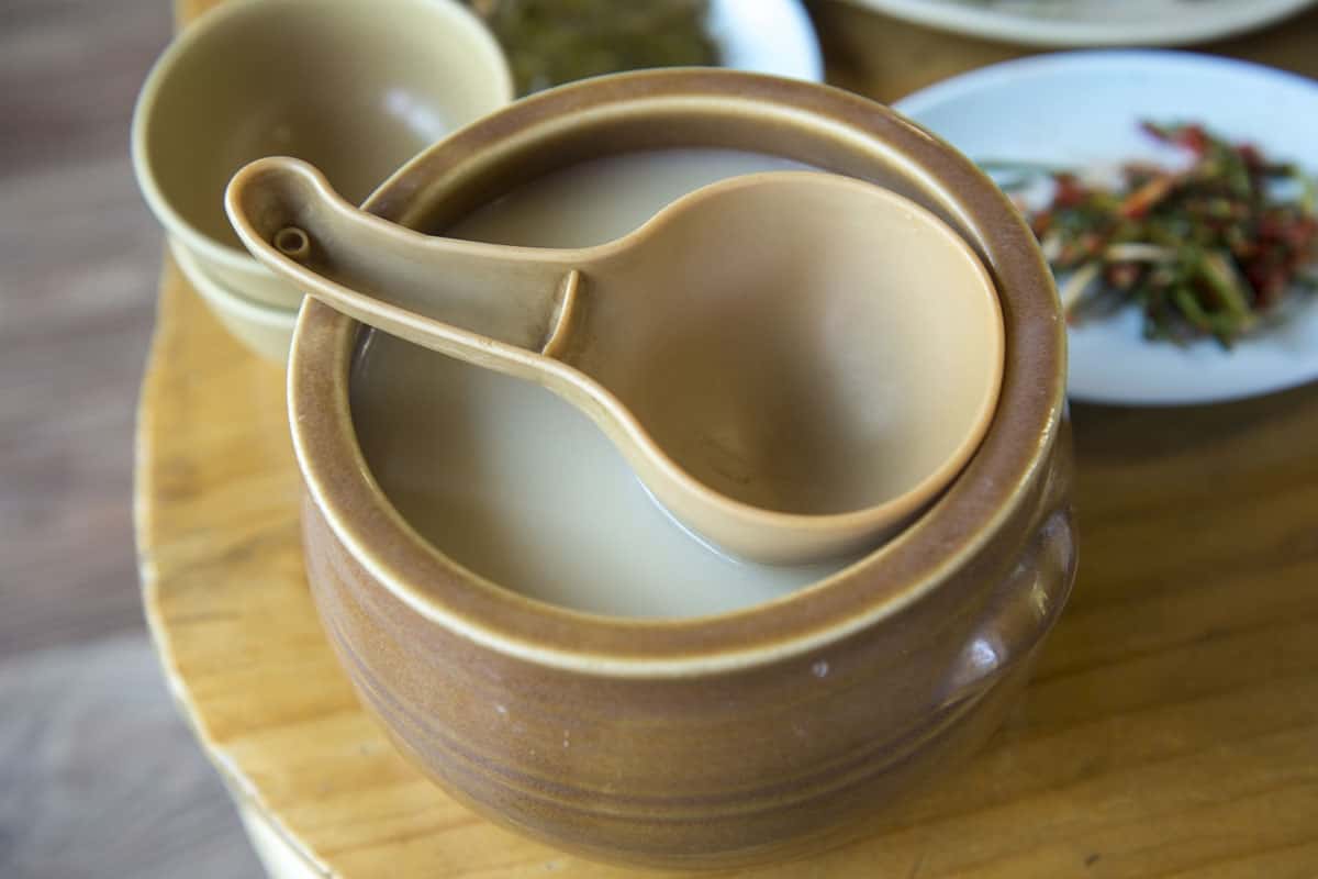 Rượu gạo tại pháo đài Geumjeongsanseong