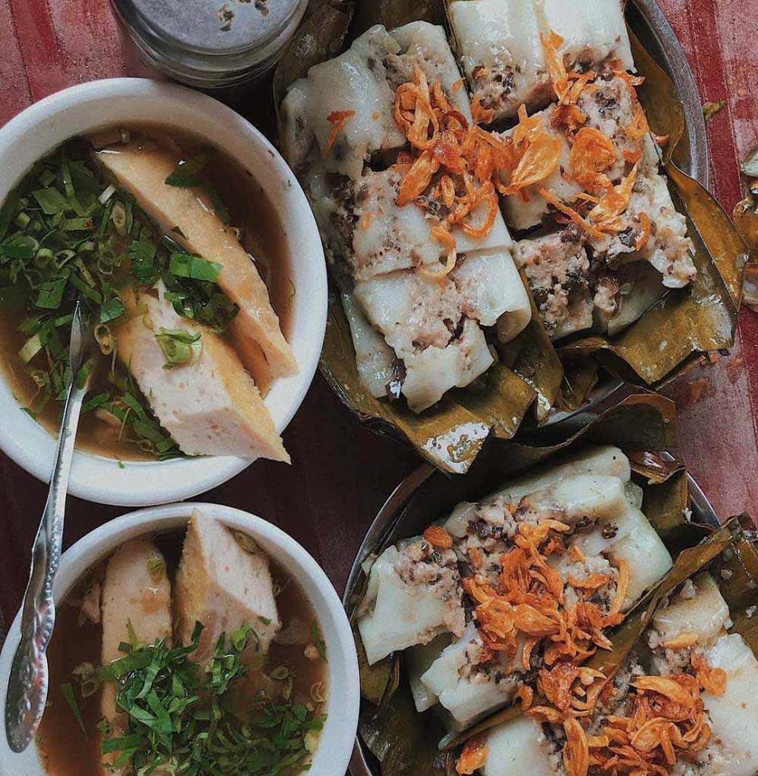 Bánh bèo ở Hải Phòng khá giống bánh giò