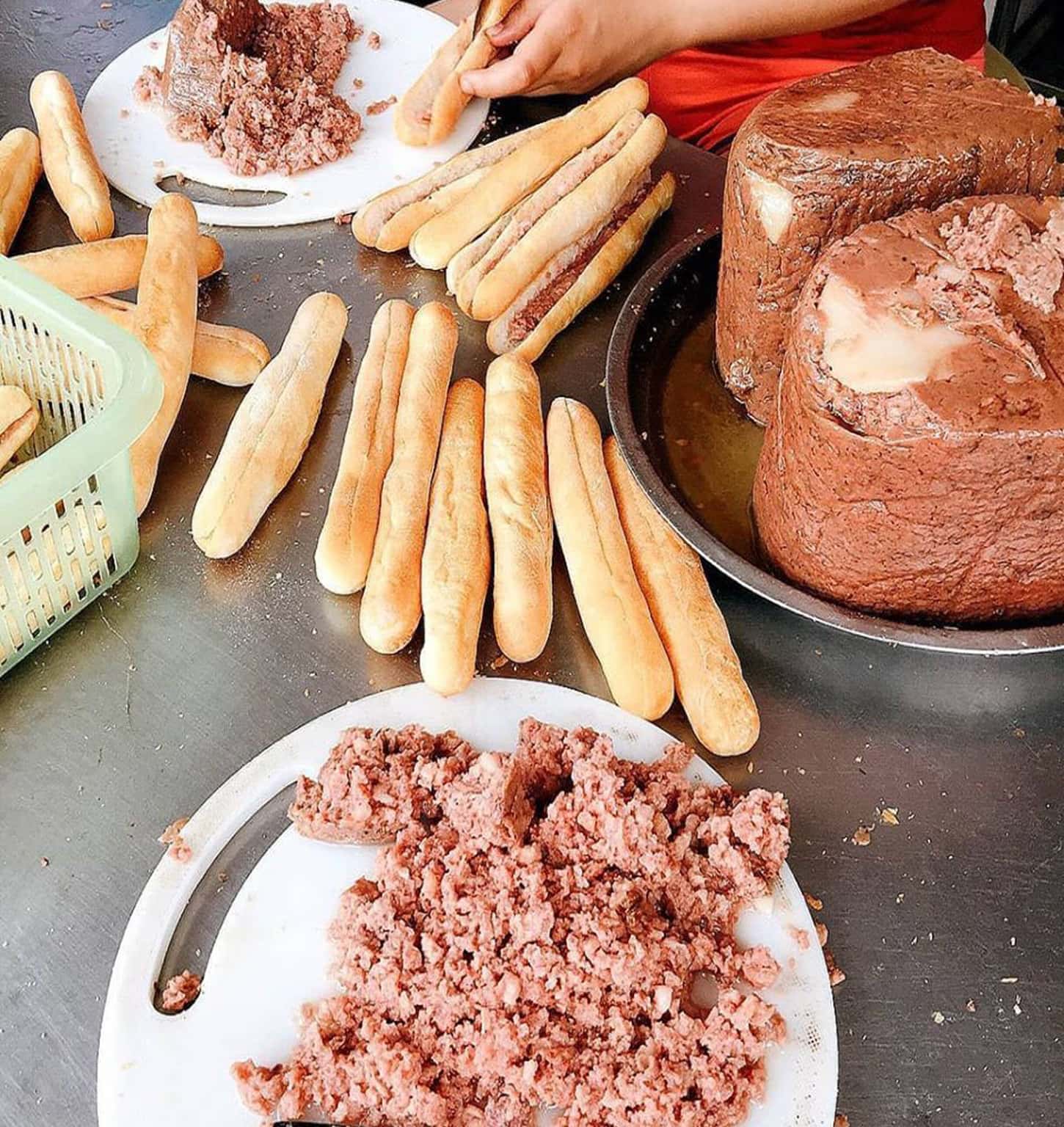 Các bánh mì ngon và nổi tiếng tại Hải Phòng đều tự chế biến pate