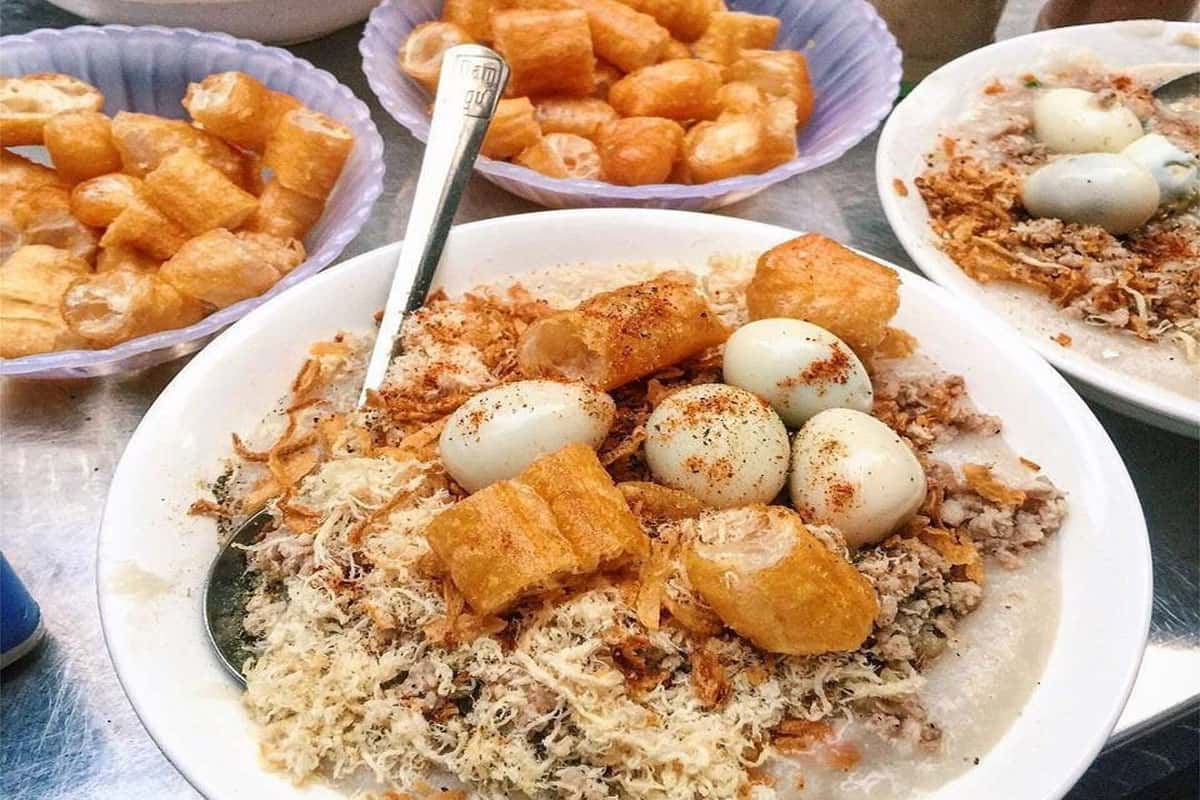 	Cháo sườn ở Hàng Bồ