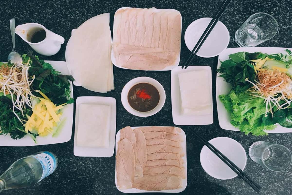 Bánh Tráng Cuốn Thịt Heo