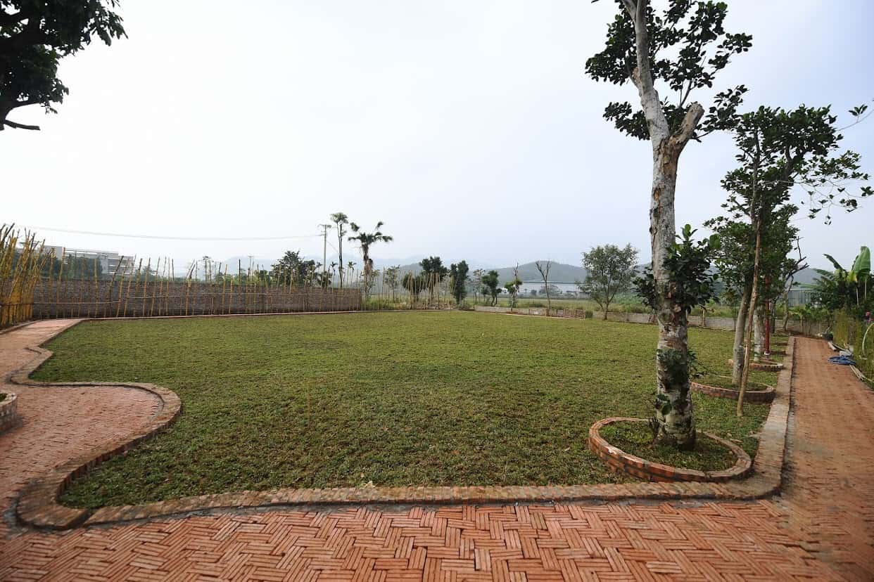 Sân vườn cho BBQ, Team Building tại HT Garden