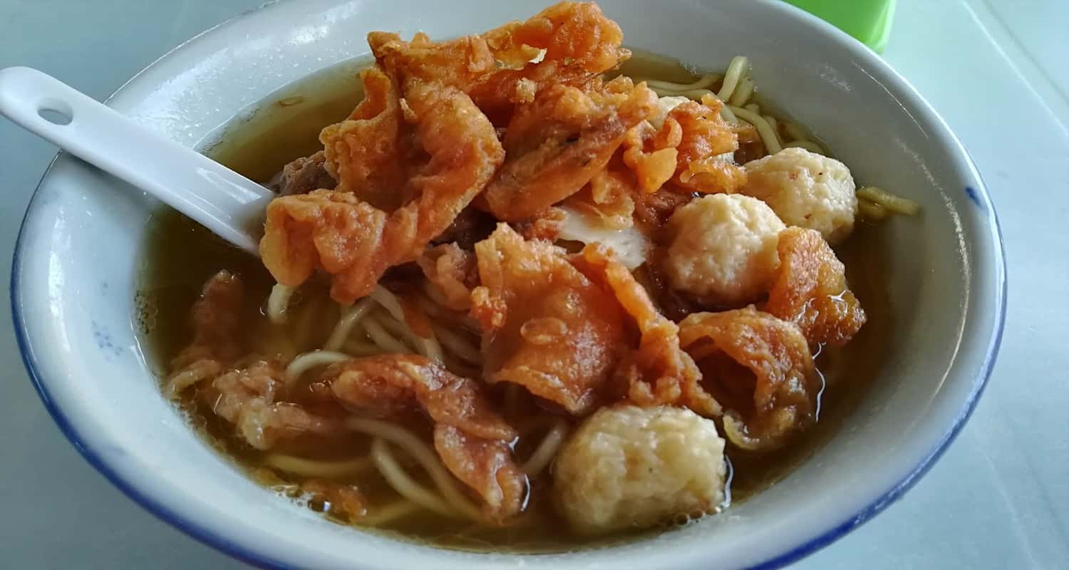 Bát mì Prawn Cracker Noodles