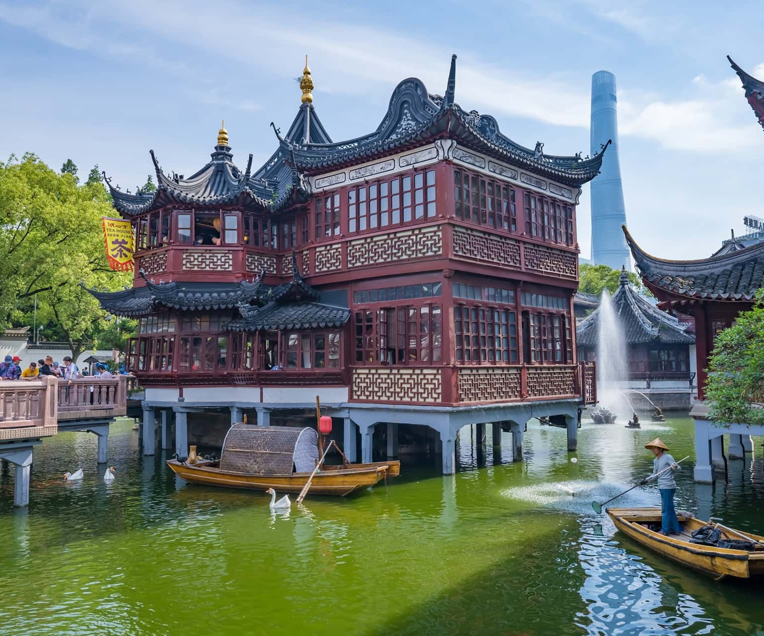 Quán trà Mid Lake Pavilion Tea House 