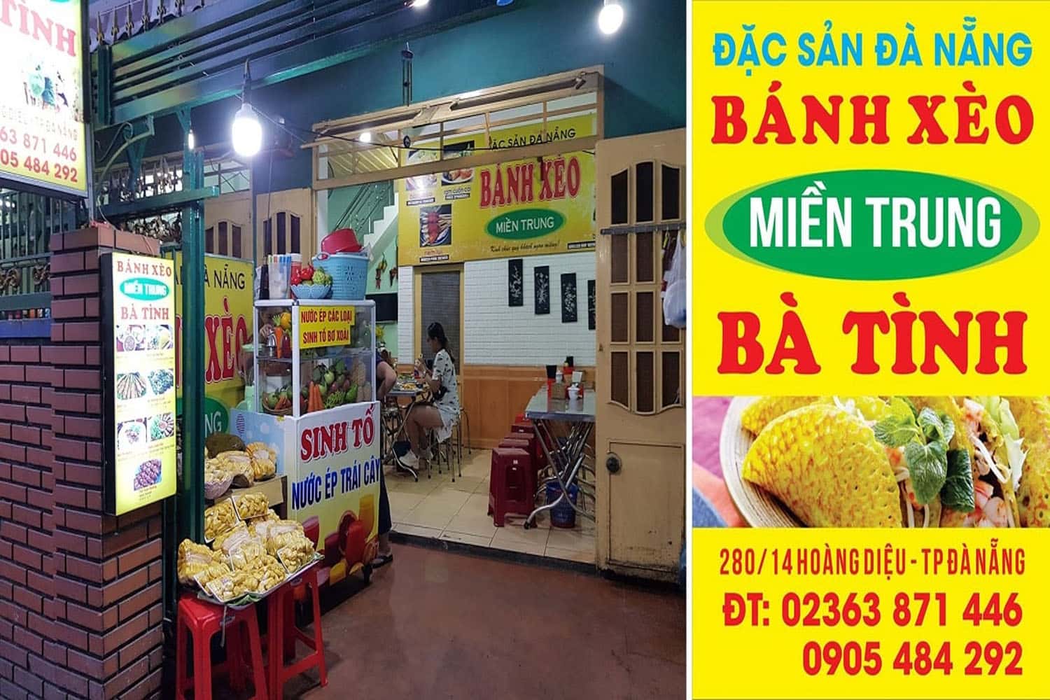 Bánh xèo miền Trung Bà Tình