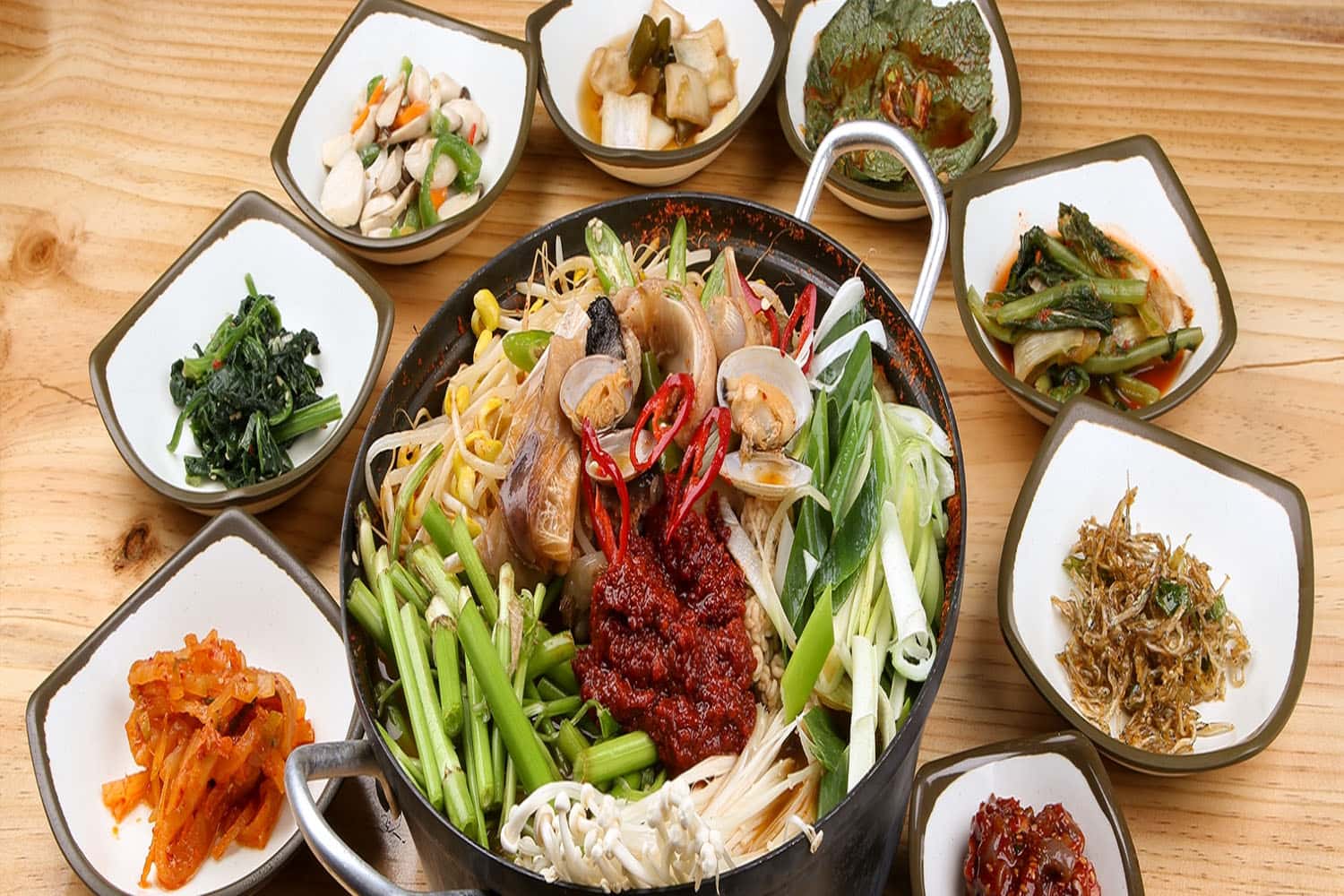 Lẩu đậu hũ chiên Halmae