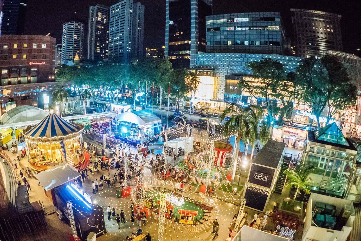 Chợ Giáng sinh tại đường Orchard