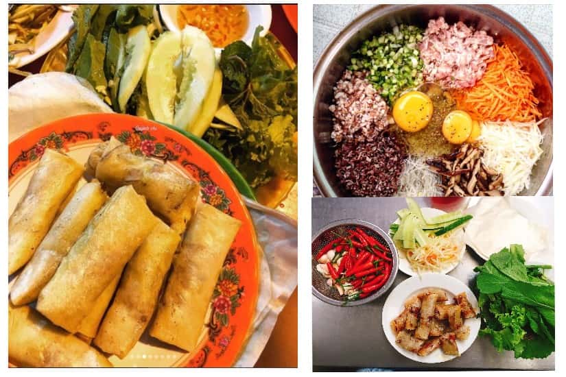 Nguyên liệu làm ram cuốn đây nhé