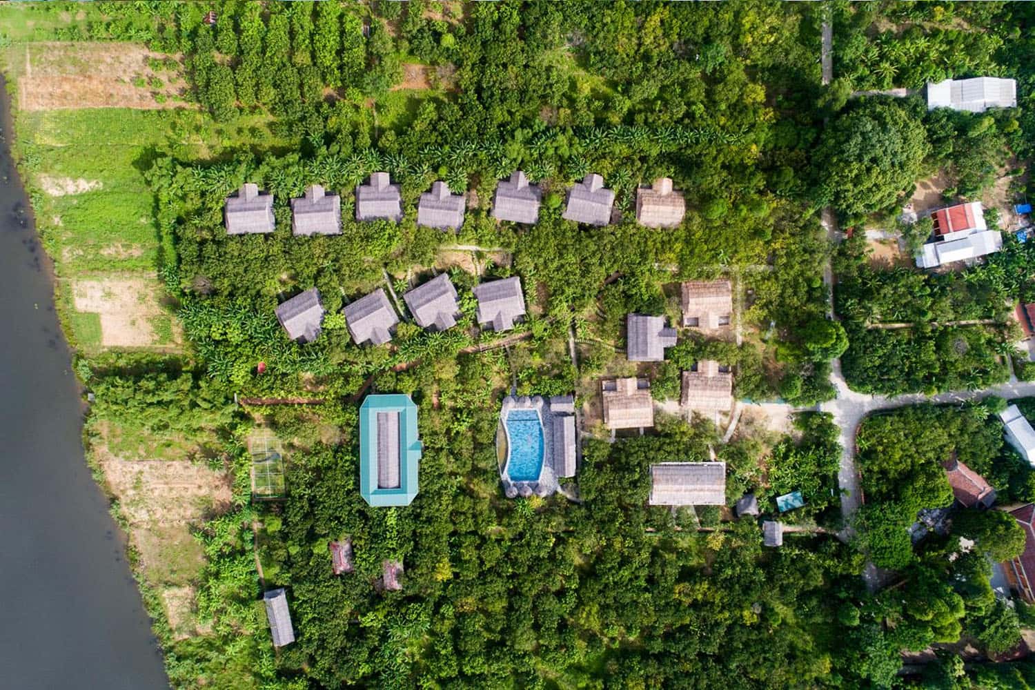 Hue Ecolodge nằm ẩn mình trong một ngôi làng cổ kính