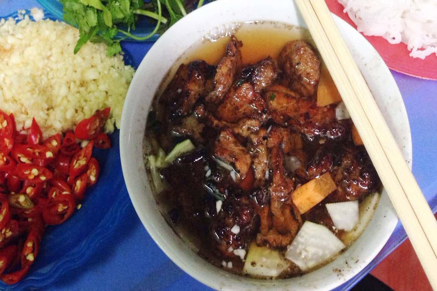Bún chả Hàng Quạt