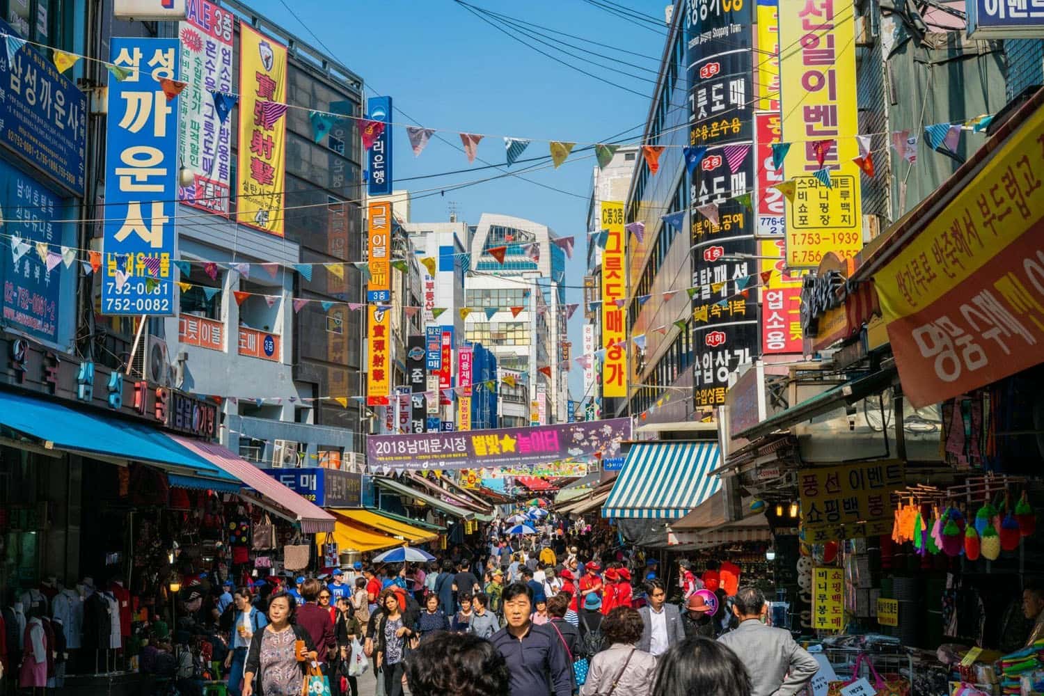 Mua hàng tại chợ Namdeamun