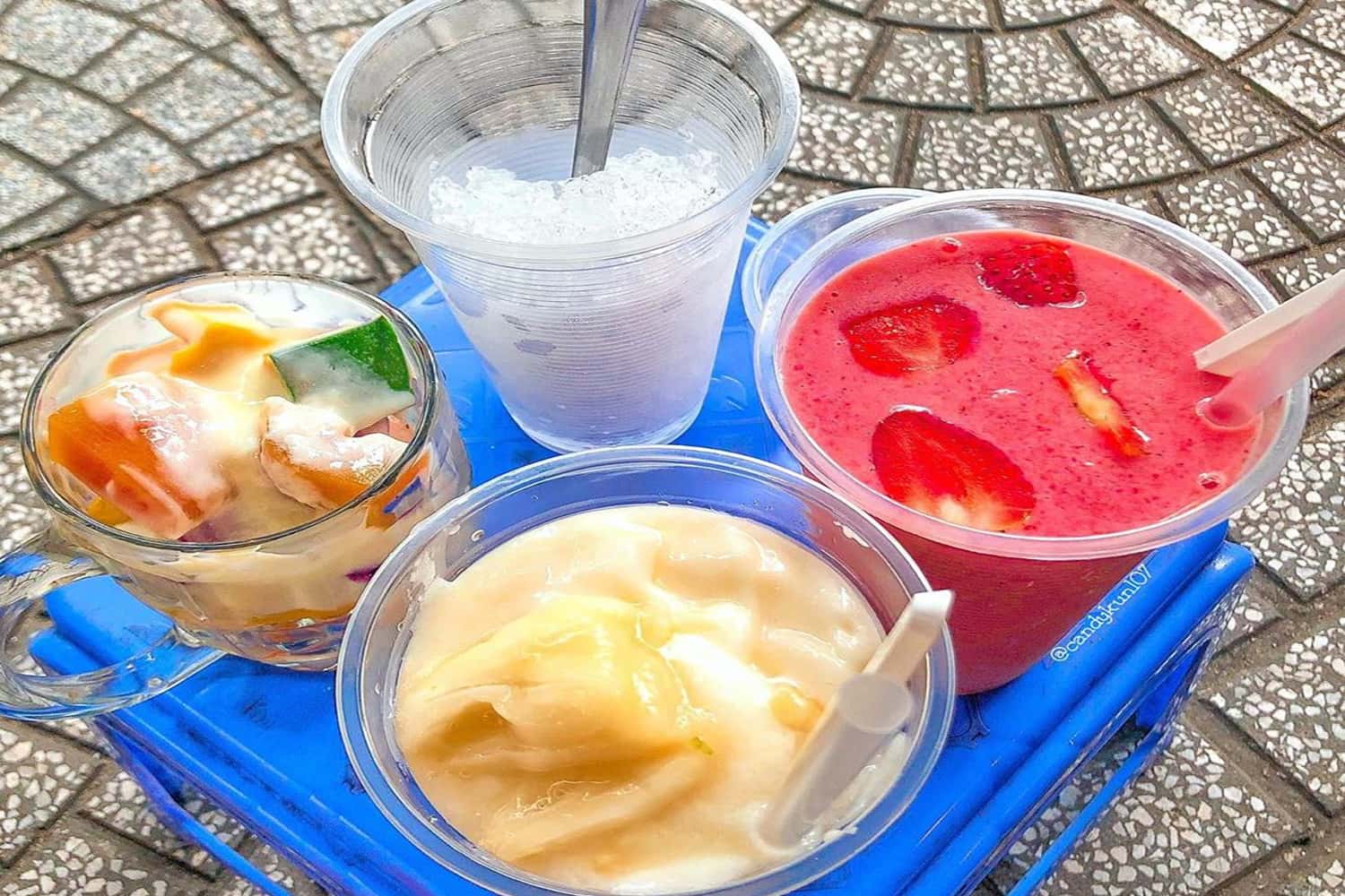 Những ly sinh tố hoa quả sạch, tươi và mát