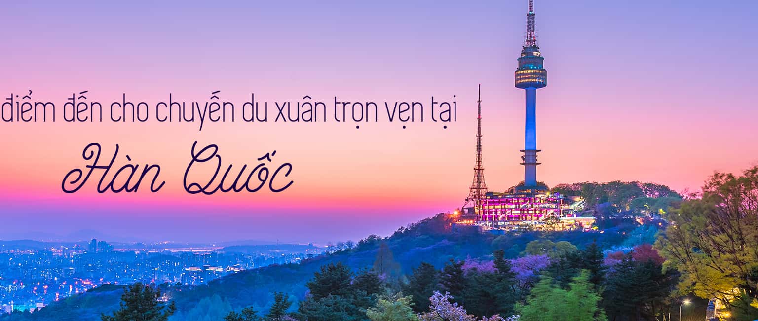 Top 9 địa điểm du lịch vào mùa xuân ở Hàn Quốc