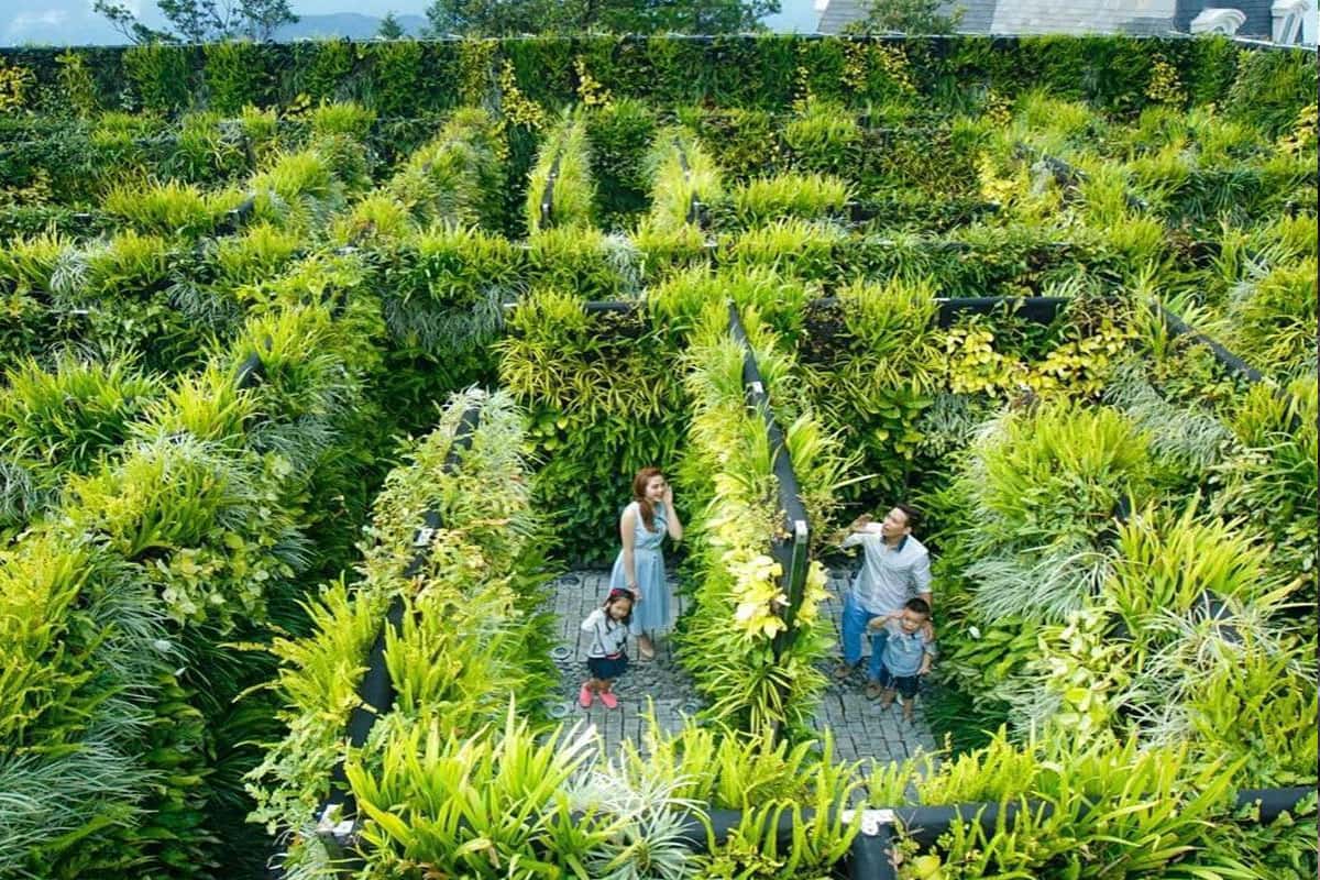 Chụp ảnh tại vườn hoa L’JARDIN D’AMOUR