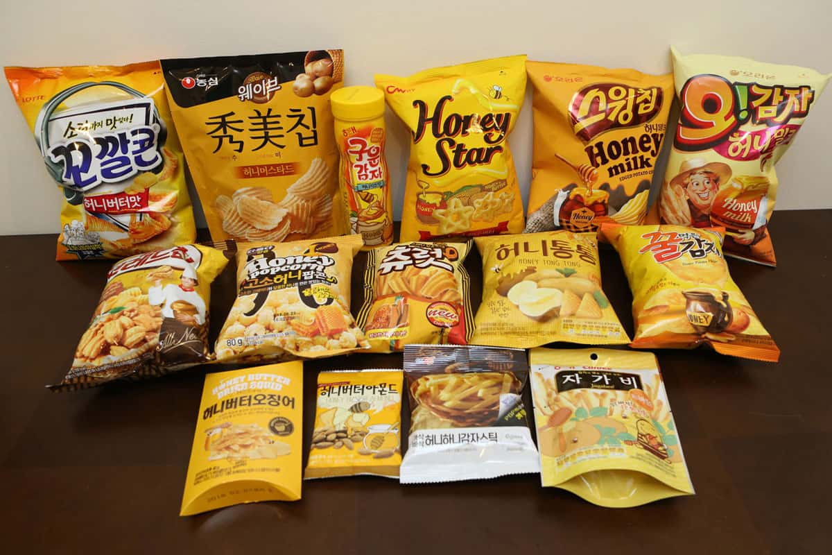 Snack khoai tây vị bơ mật ong