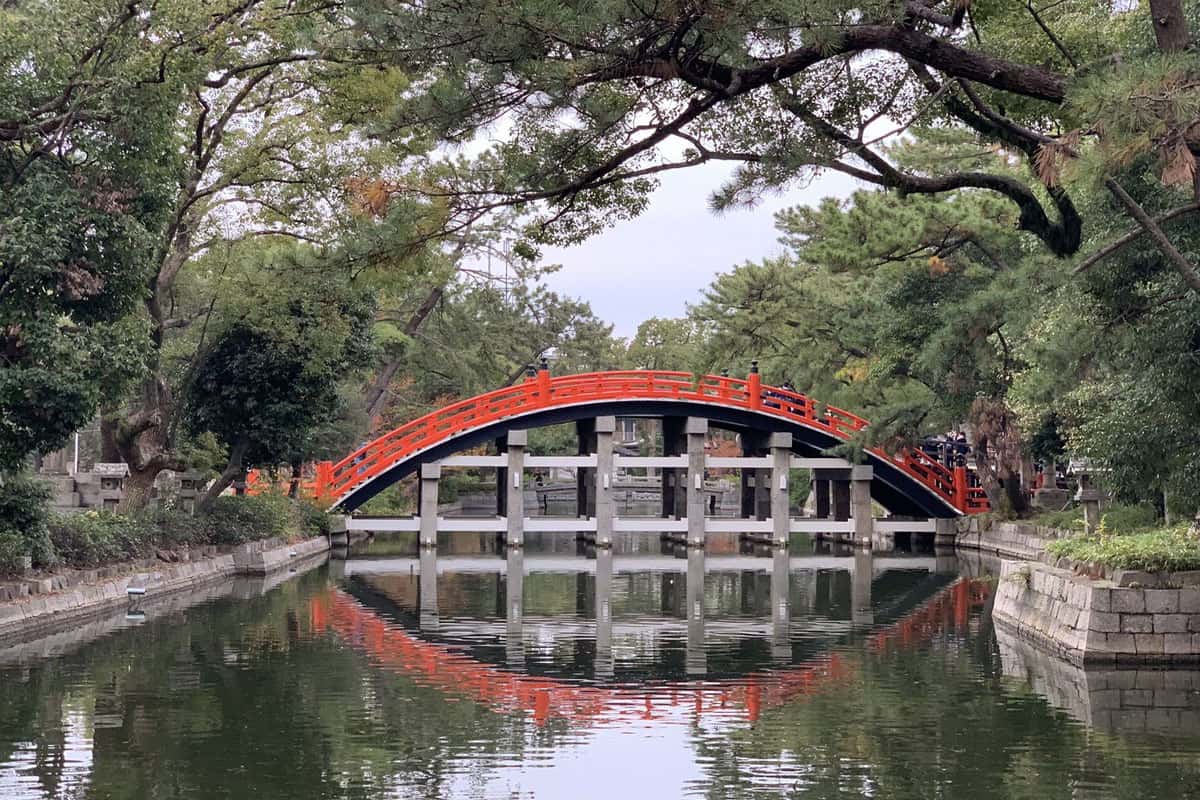 Cầu Đỏ tại Sumiyoshi Taisha