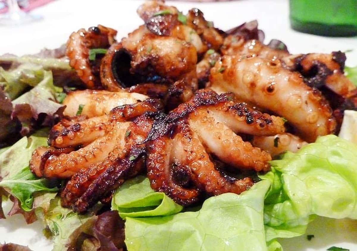 Mực nướng ớt xanh