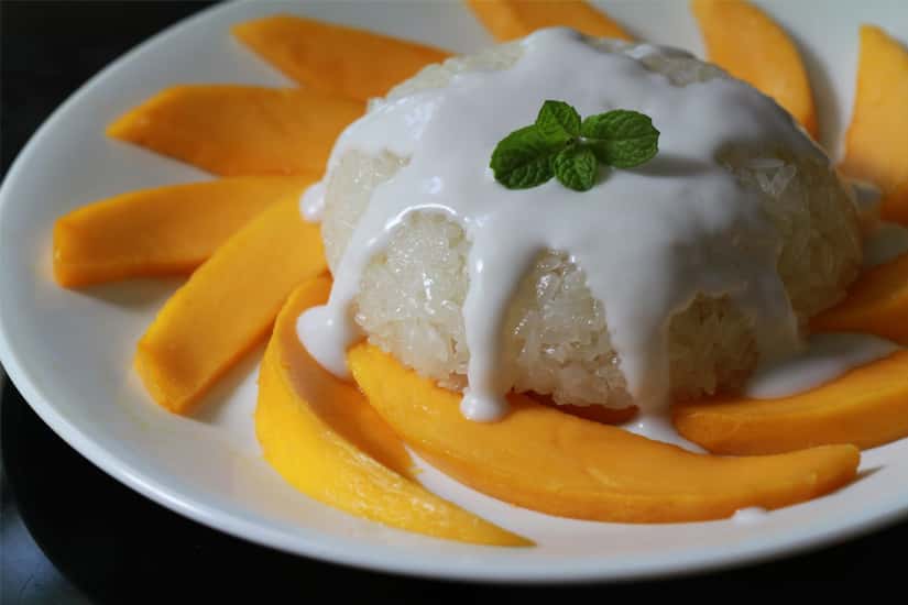 Xôi xoài cho bữa ăn vặt thơm ngon
